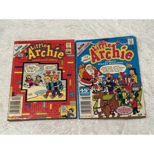 Little Archie Comics Digest Lot of 2 – Nos 12 & 28 Christmas Winter 1980s